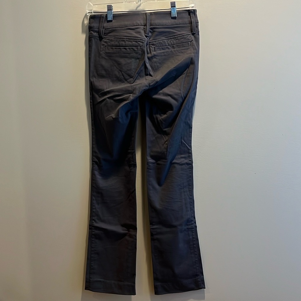 NWT Loft Gray Bootcut Sanded Sateen Chinos in Marisa Fit, 00 - Picture 9 of 13